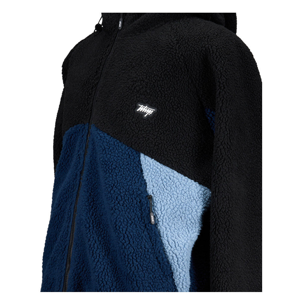 Sherpa Whatup Men Full Zipper Black Blue