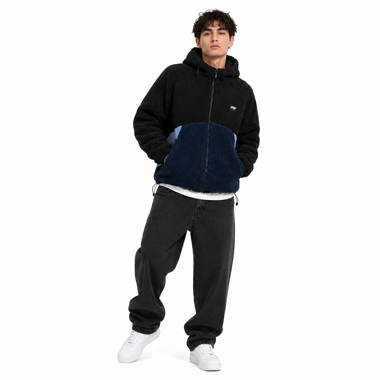 Polerón Whatup Hombre Hoodie Logo Grey