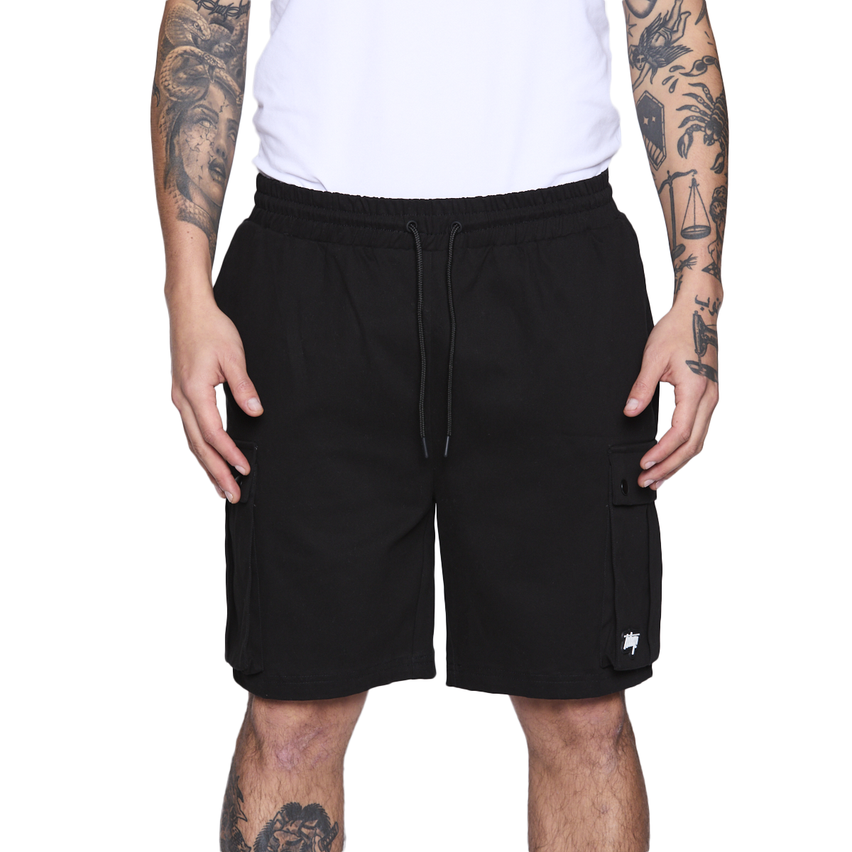 Bermuda Whatup Men Cargo All Black