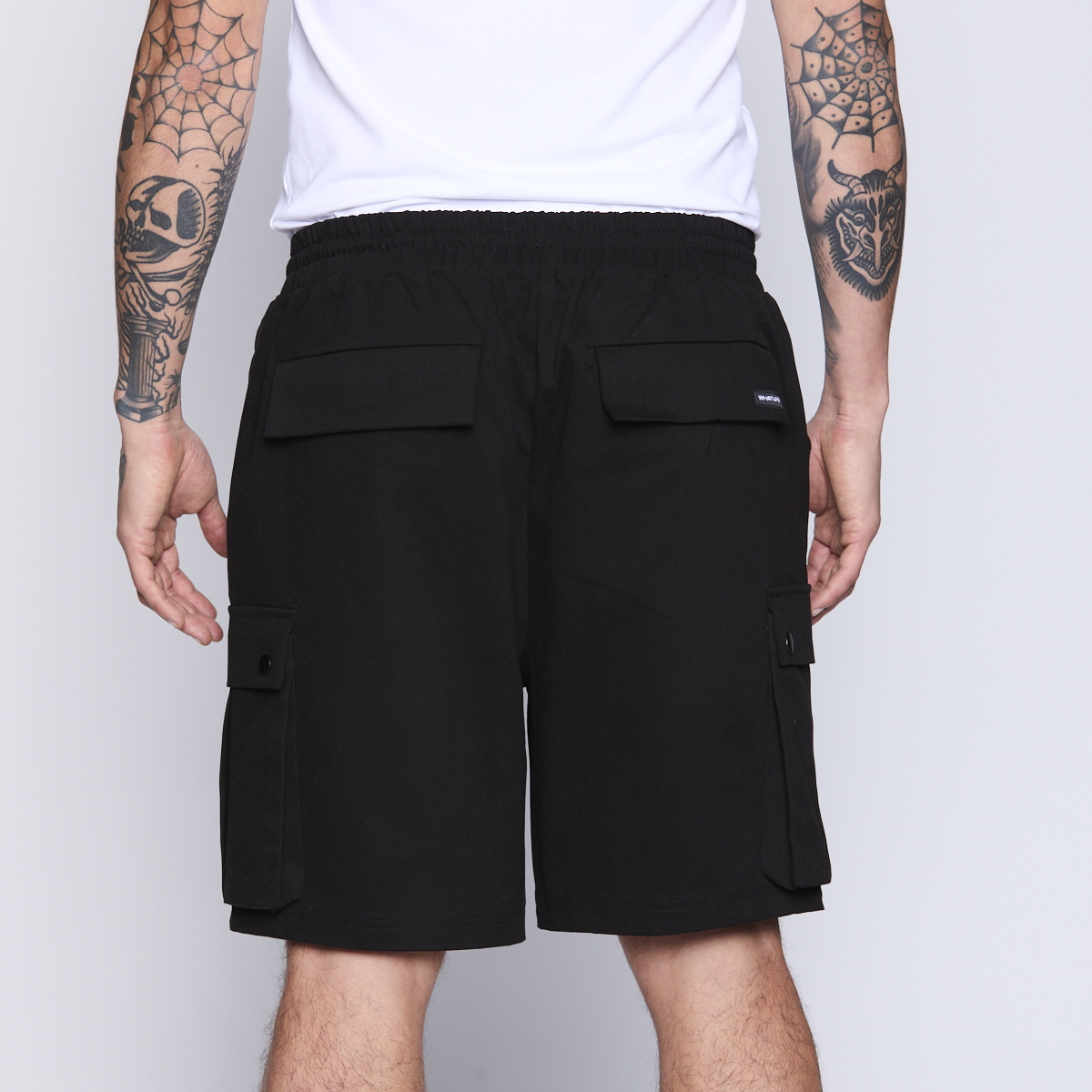 Bermuda Whatup Men Cargo All Black