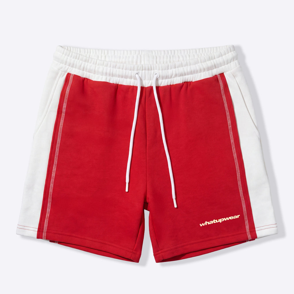Short WhatUp Red White