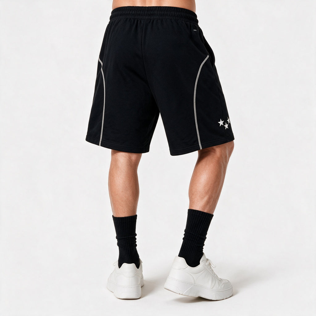 Short Mesh Negro y Blanco
