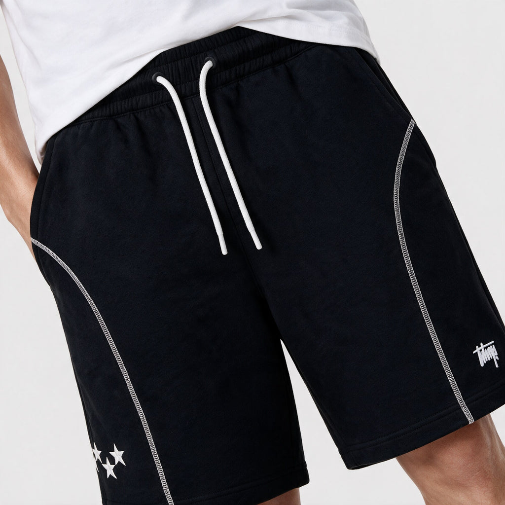 Short Mesh Negro y Blanco