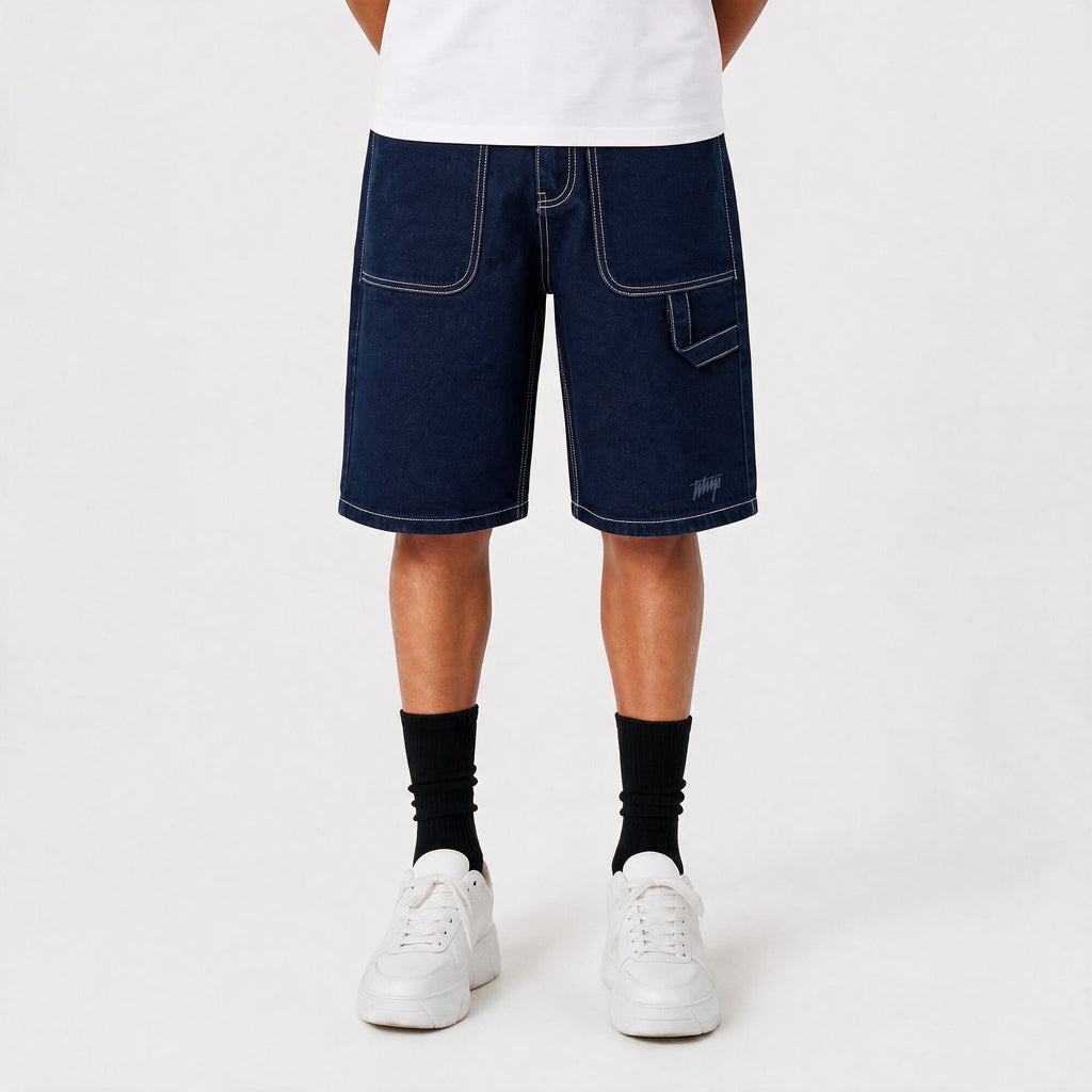 Short Denim Jort Azul Marino