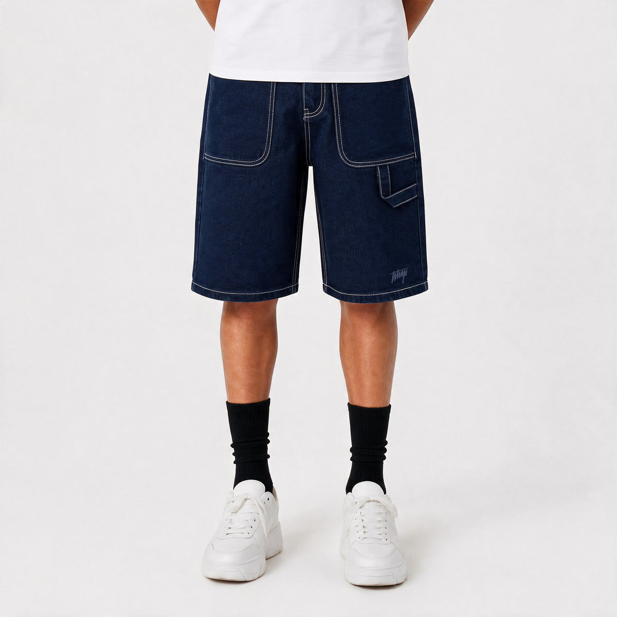 Short Denim Jort Azul Marino