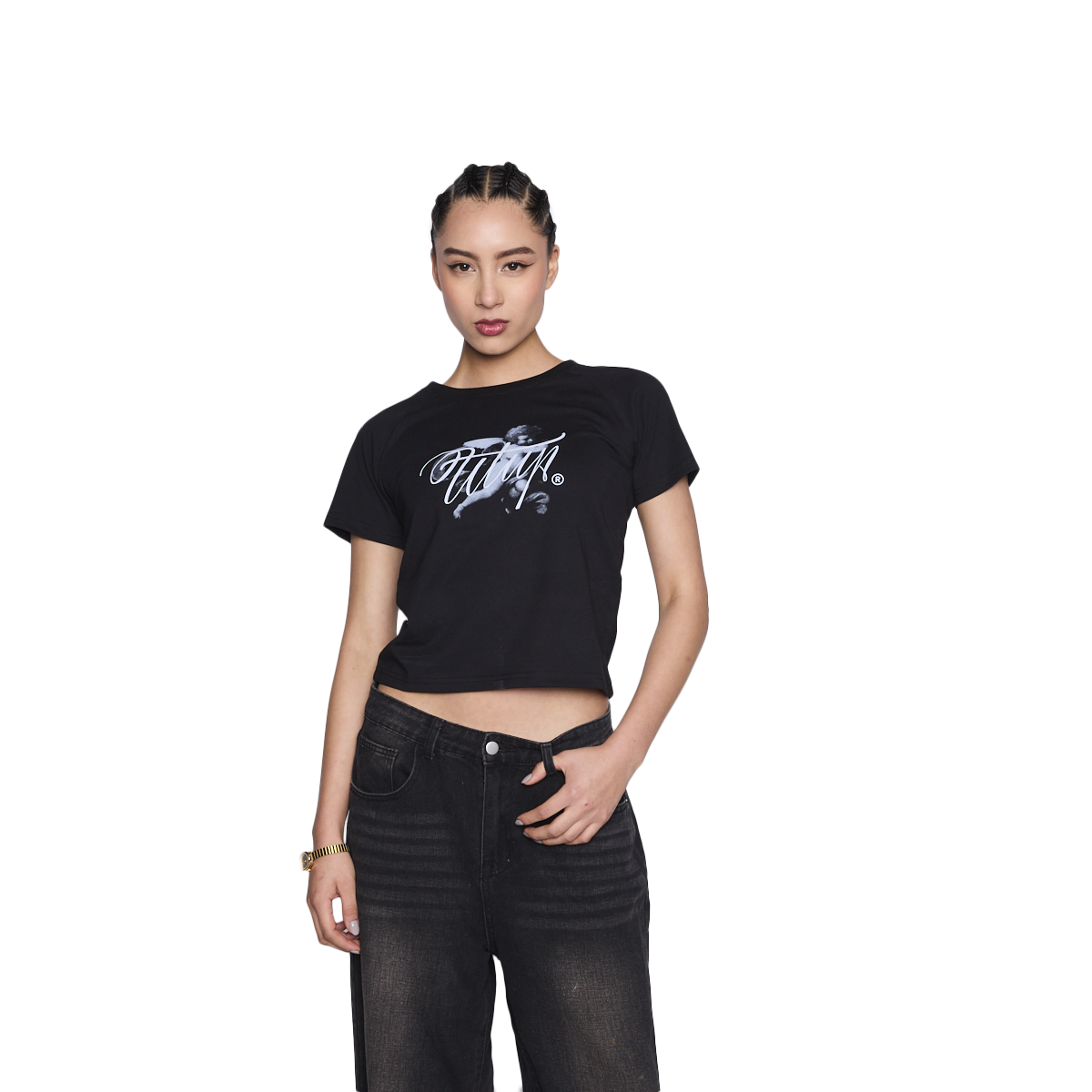 Polera Whatup Women Angel Black