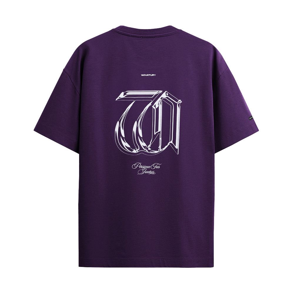 Polera Whatup Hombre Persigue Tus Sueños Morado