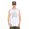 Polera Whatup Hombre Sin Manga Blanco