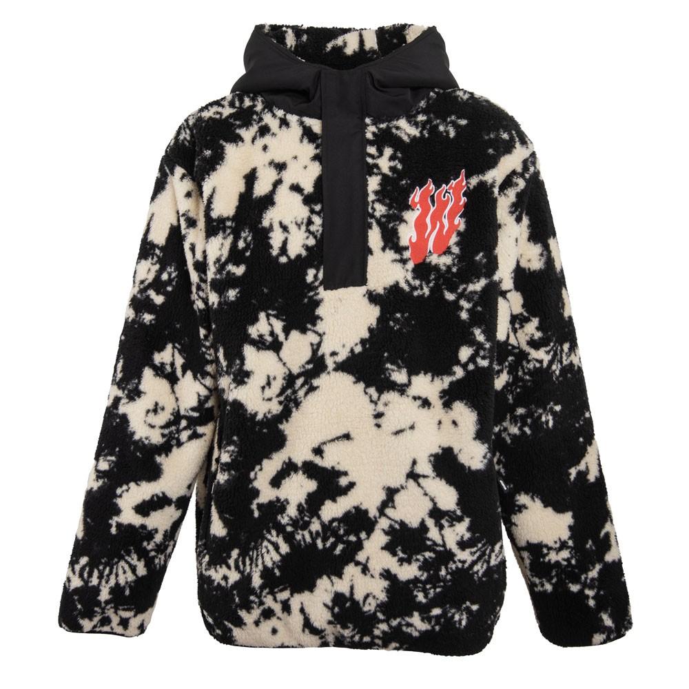 Sherpa Men Half Zip Tie Dye