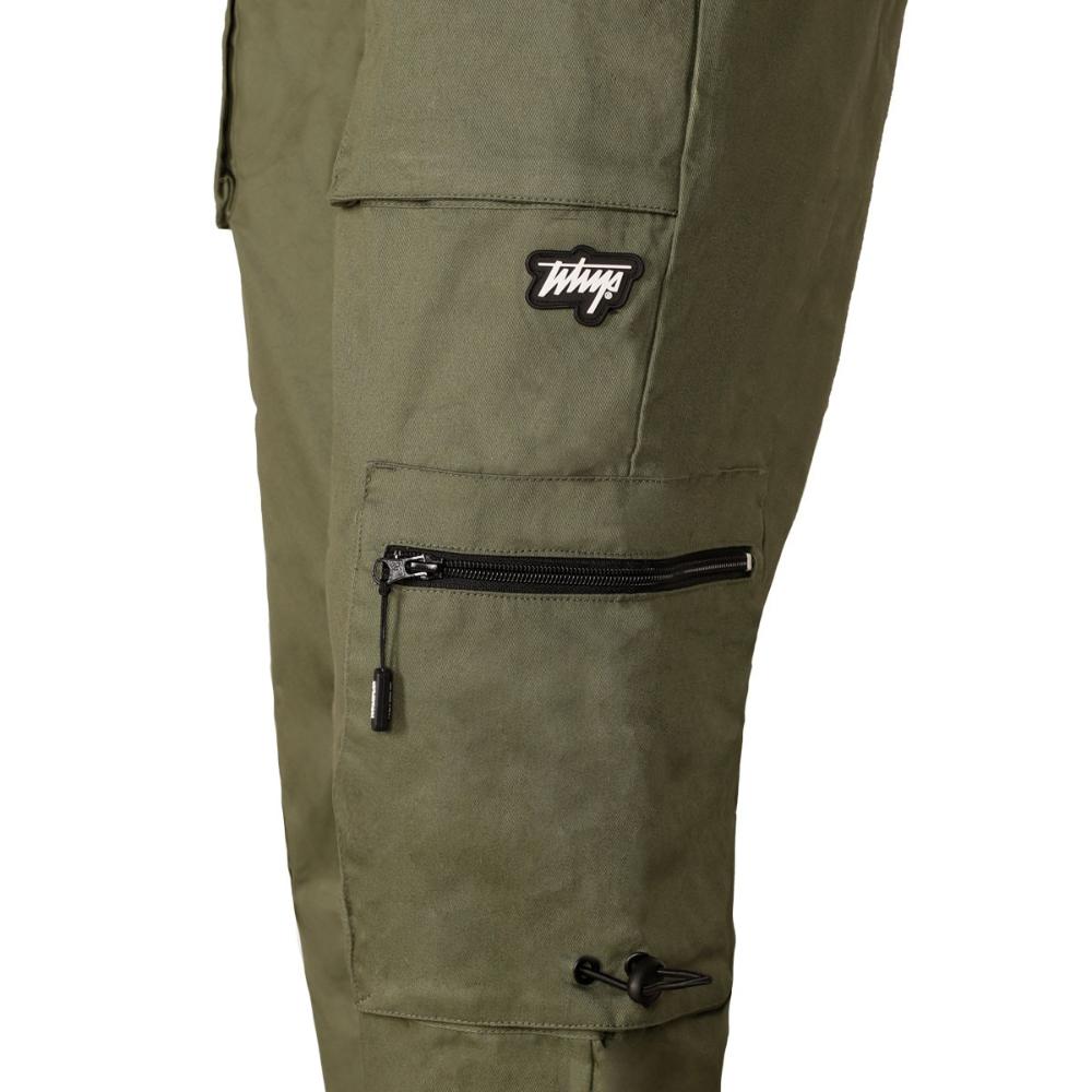 Pantalón Men Cargo Baggy Green