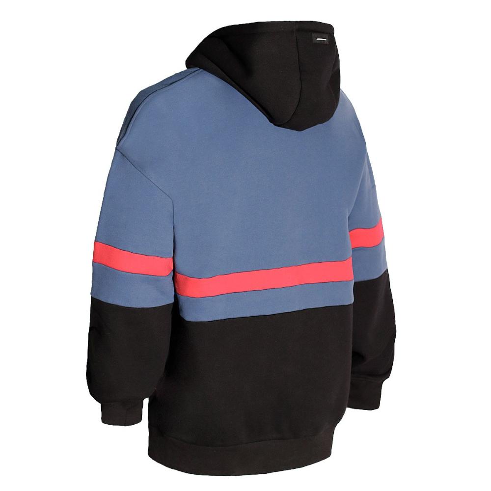 Polerón Oversize Mutt Hoodie Blue Petrol