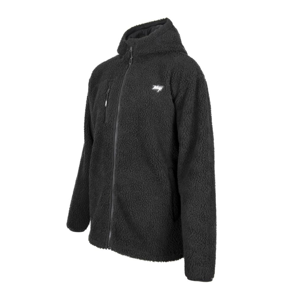Sherpa Men Full Zipper Black