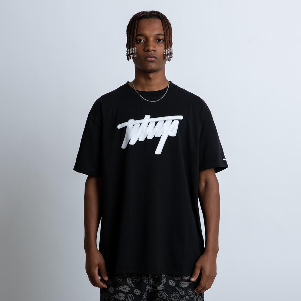 Polera V3 Logo Black White