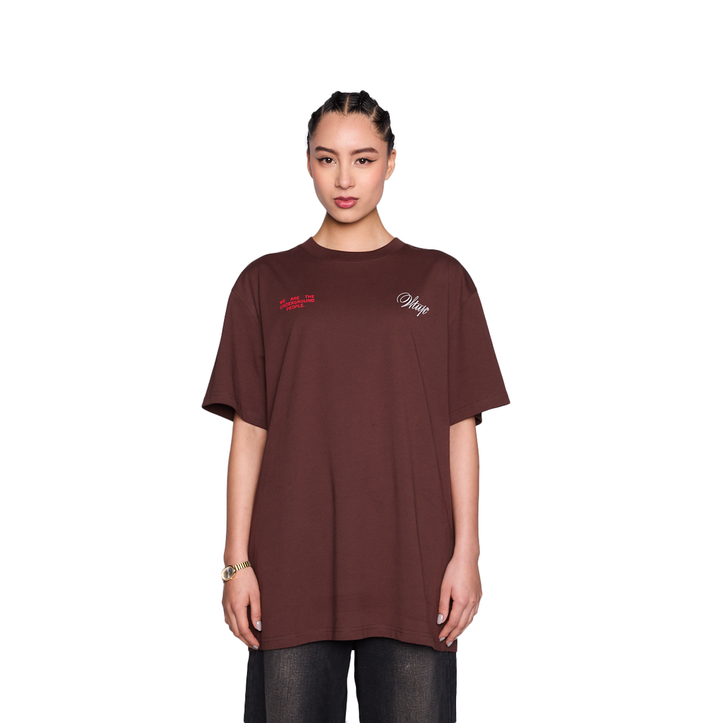 Polera Whatup Sorry Mom Brown