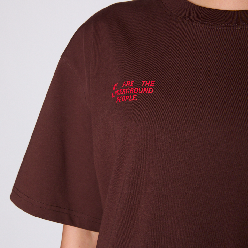 Polera Whatup Sorry Mom Brown