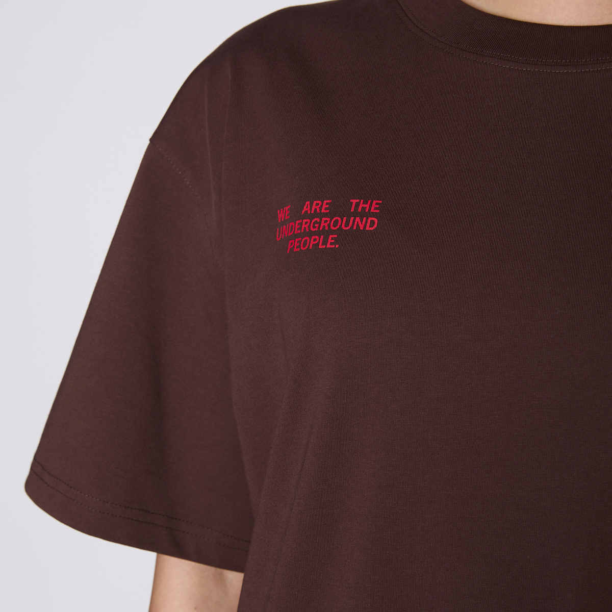 Polera Whatup Sorry Mom Brown