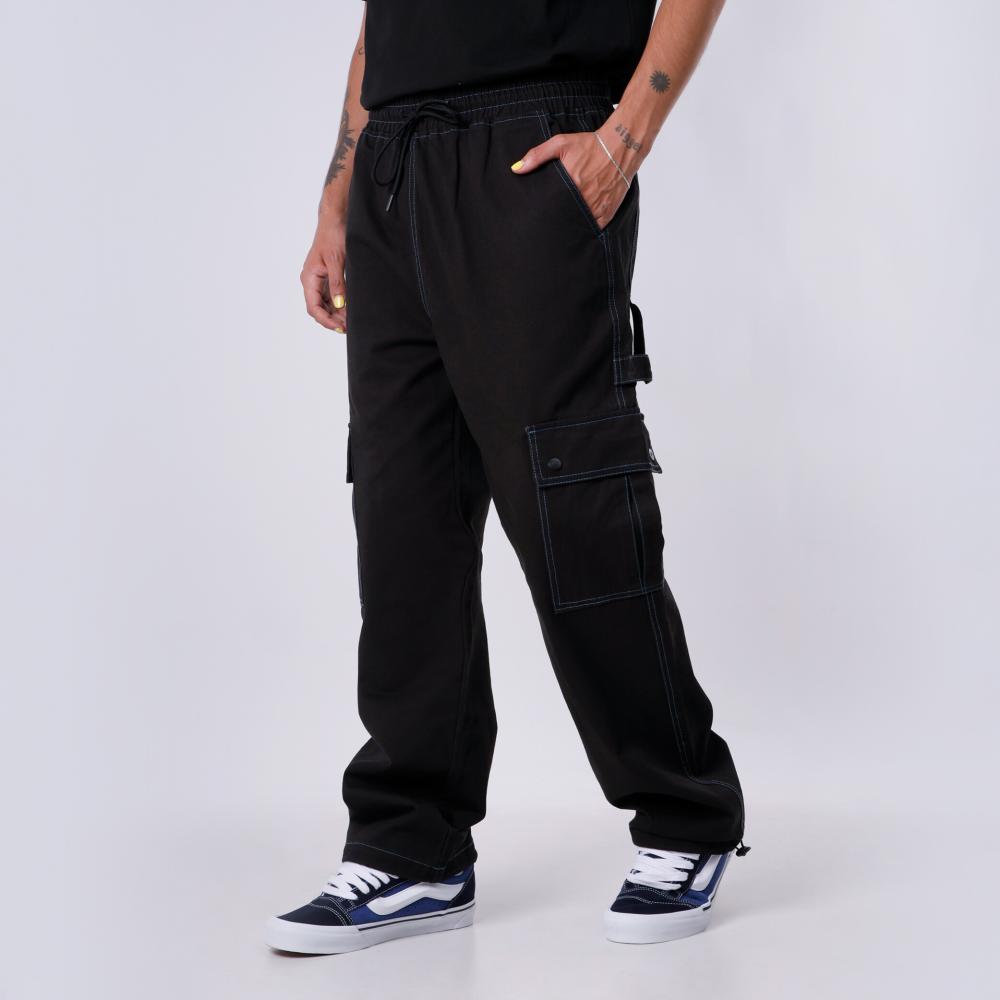 Pantalón Cargo Black Blue