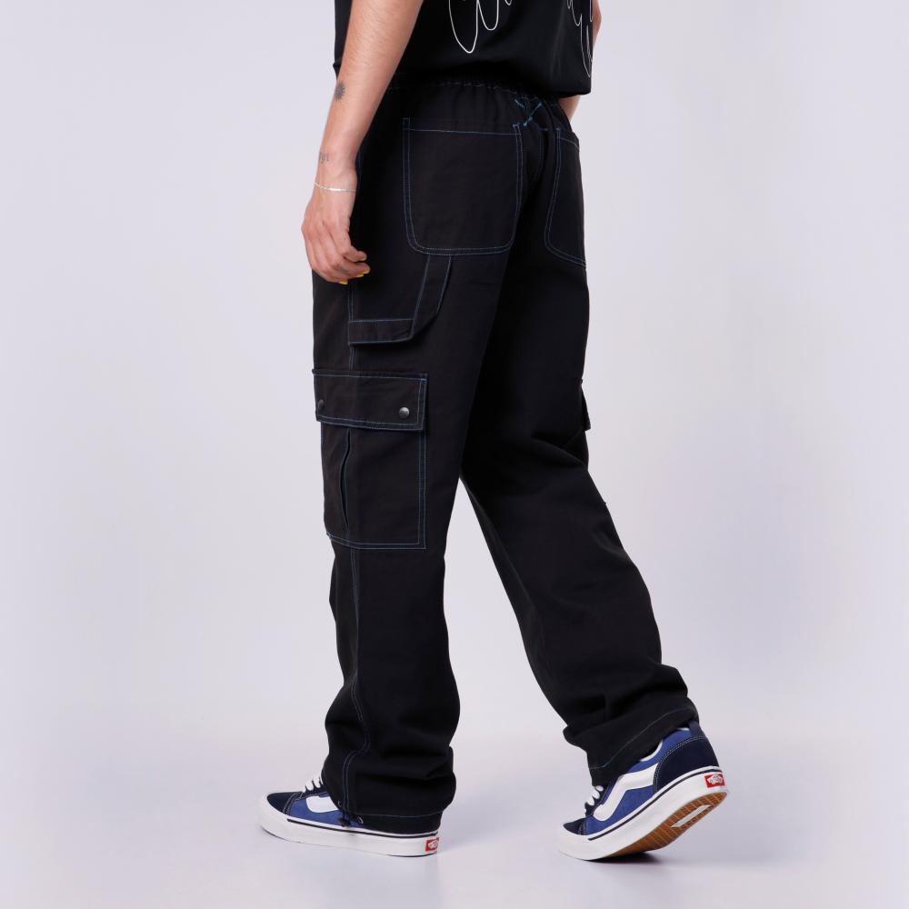 Pantalón Cargo Black Blue