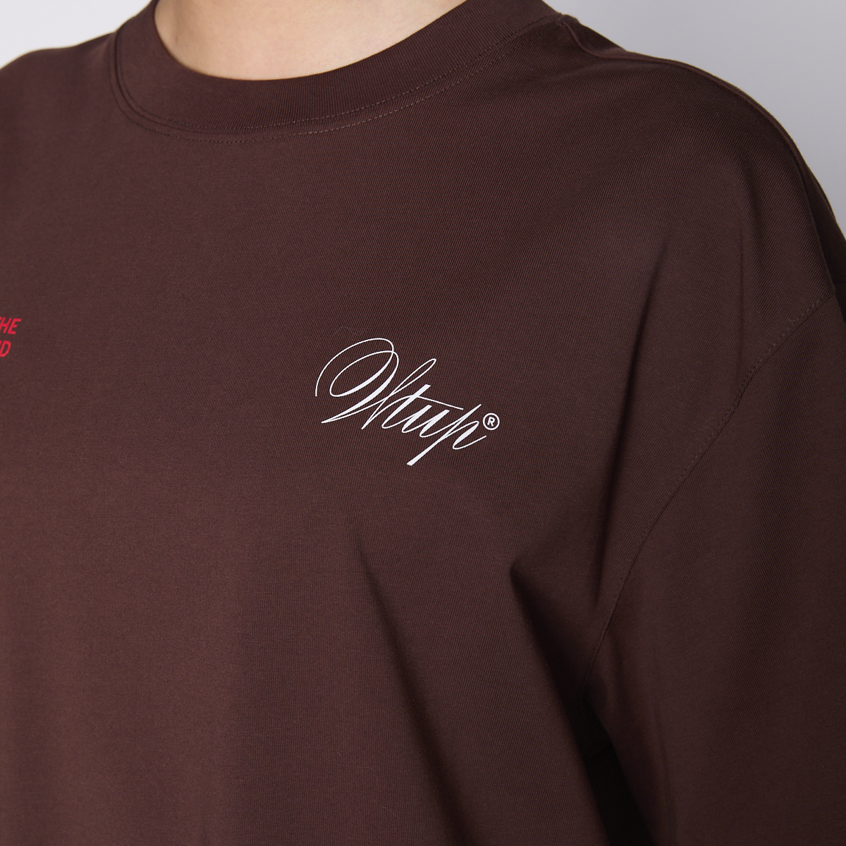 Polera Whatup Sorry Mom Brown