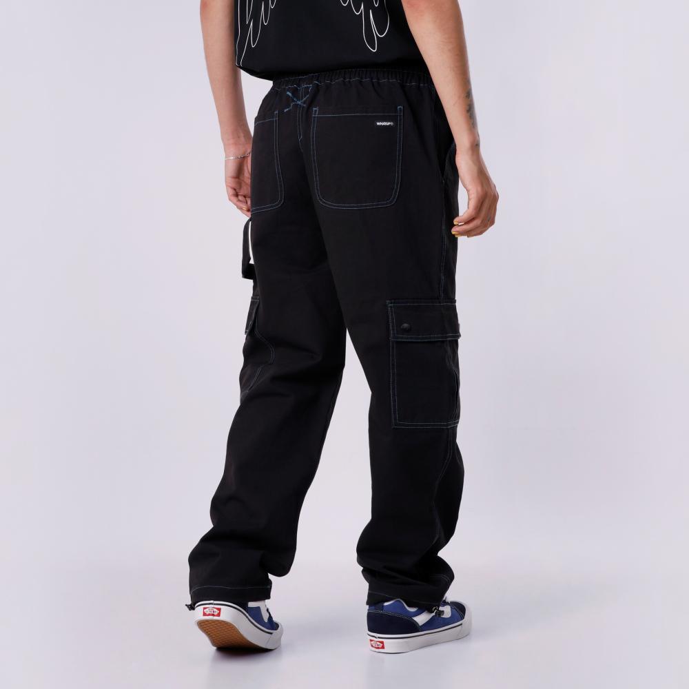 Pantalón Cargo Black Blue