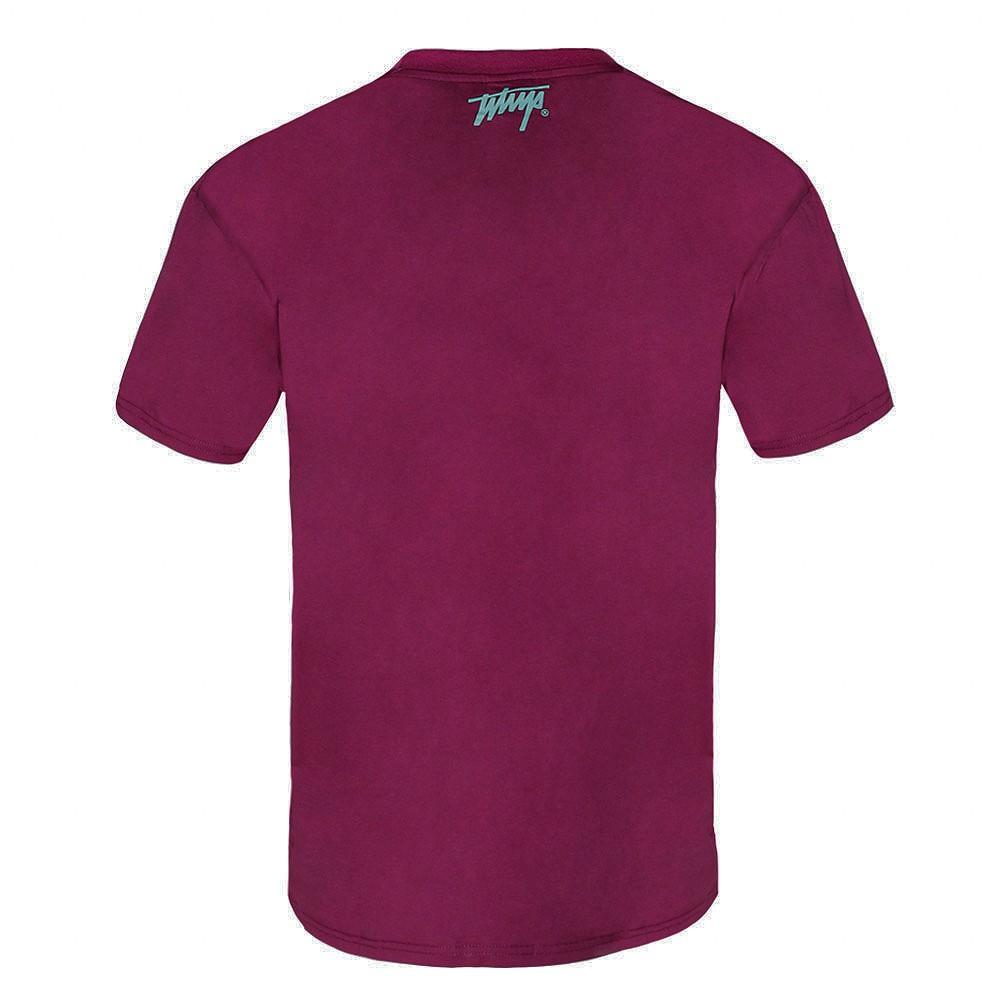 Polera Men Oversize Bear Purple Burgundy