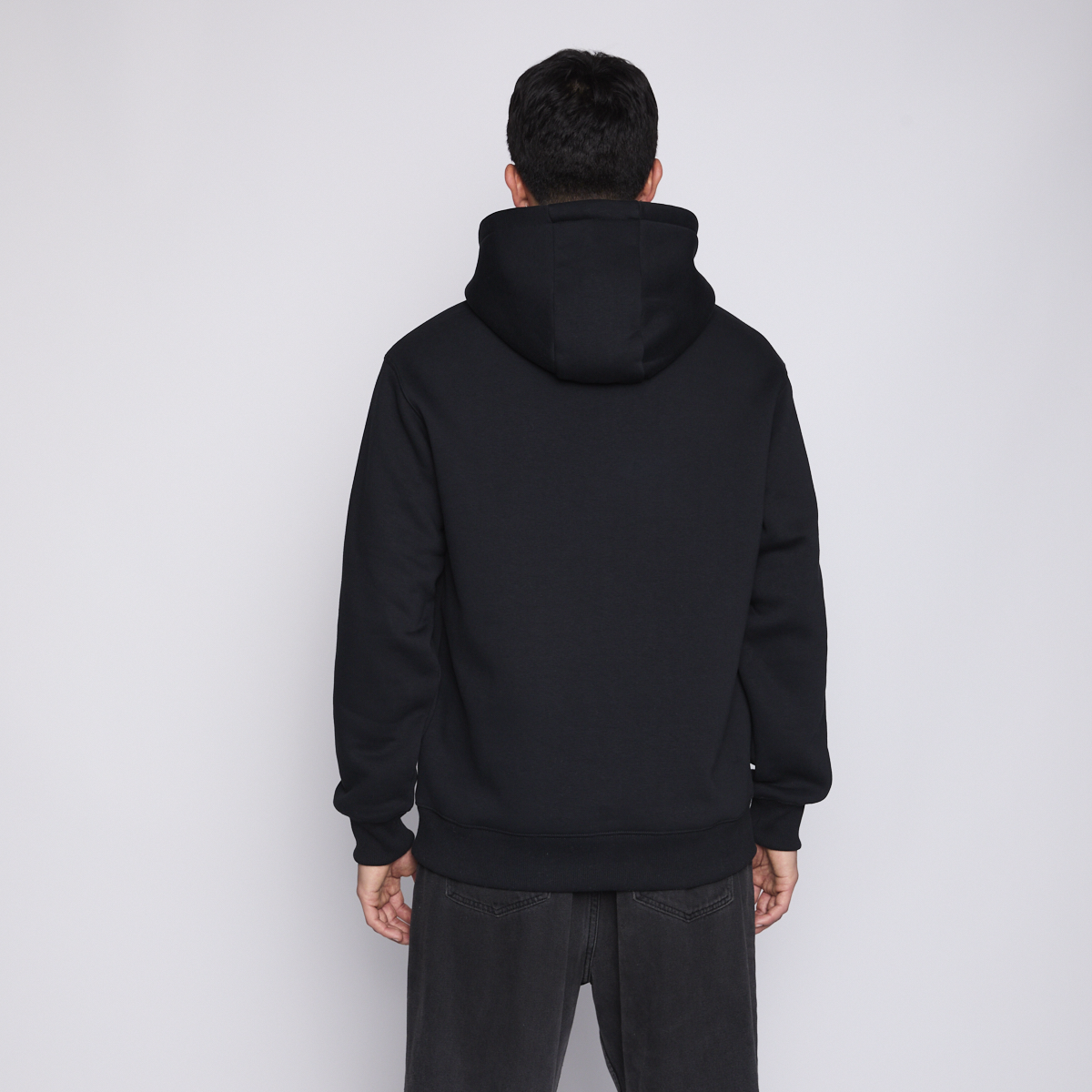 Polerón Whatup Hoodie Black White v26