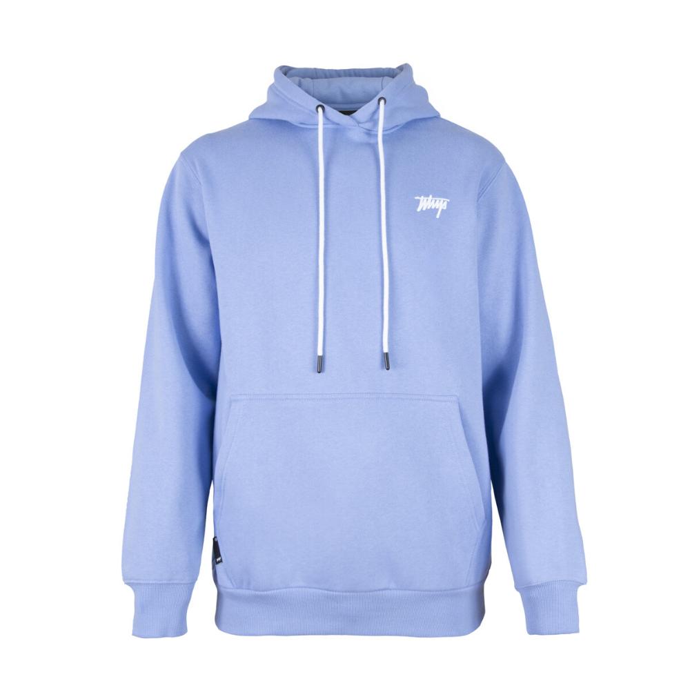Poleron Hoodie Light Purple Small Logo White