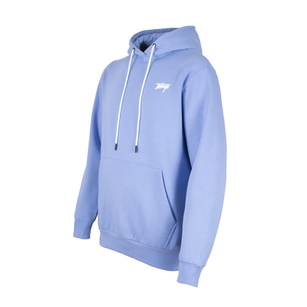 Poleron Hoodie Light Purple Small Logo White