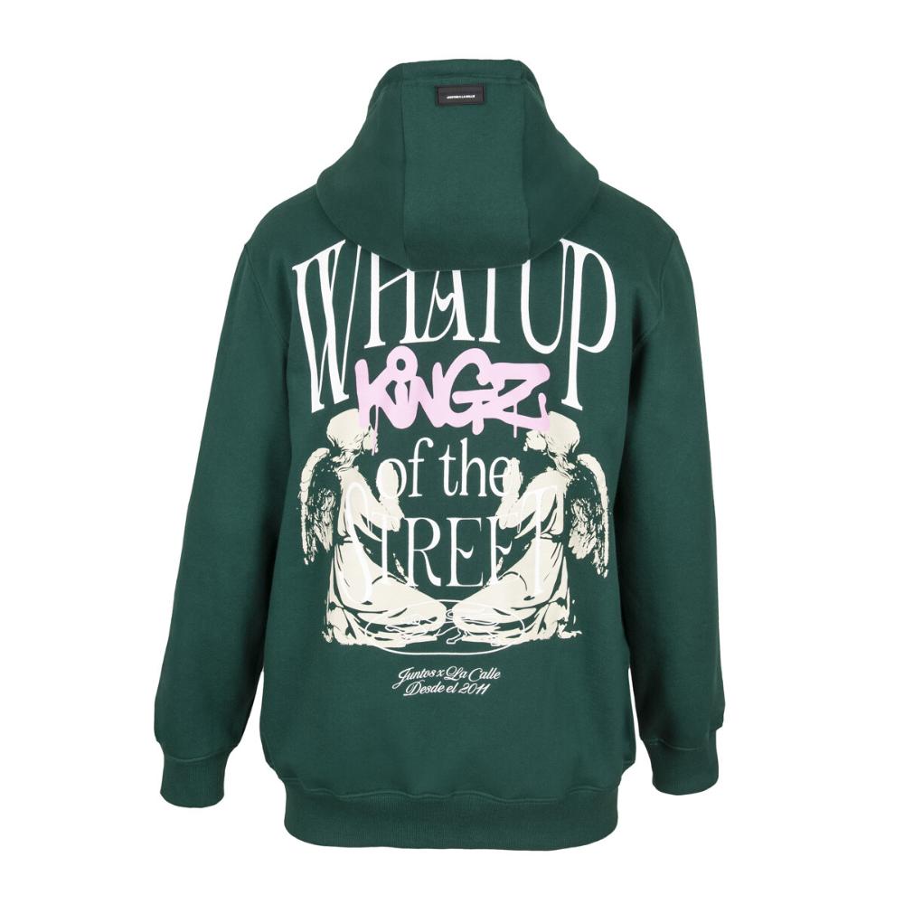 Polerón King of Street Full Zipper Green