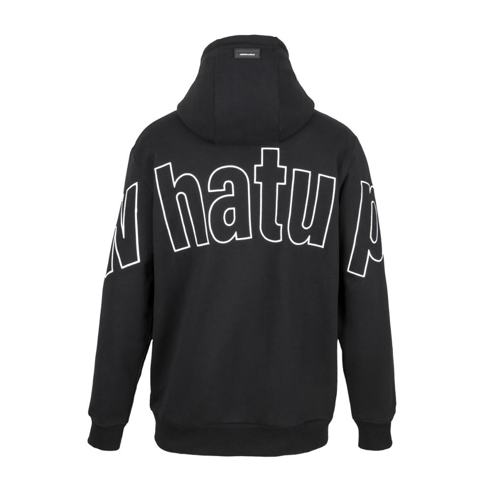 Polerón WhatUp Letters Black White