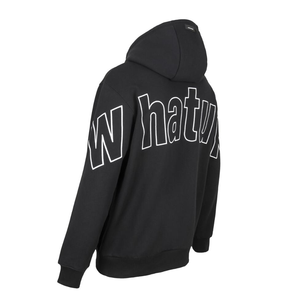 Polerón WhatUp Letters Black White