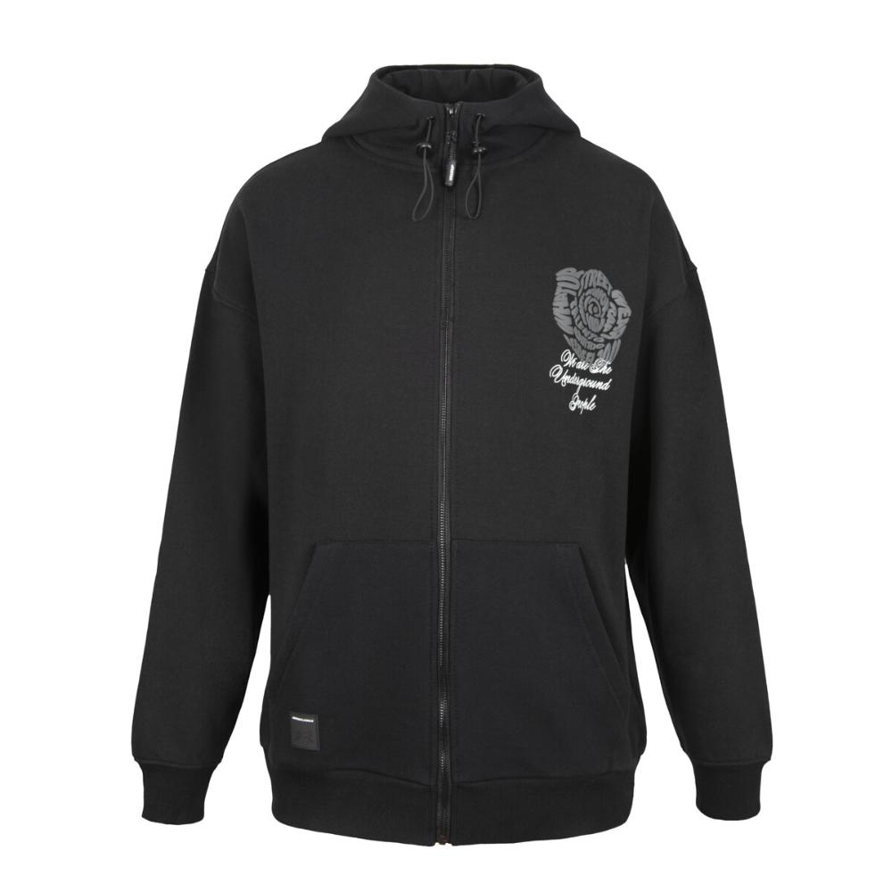 Polerón We Are The Underground Full Zipper Black