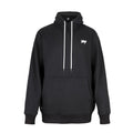 Poleron Hoodie Black Small Logo White