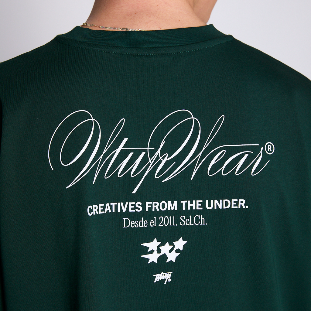 Polera Whatup Men Creatives From the Under Green