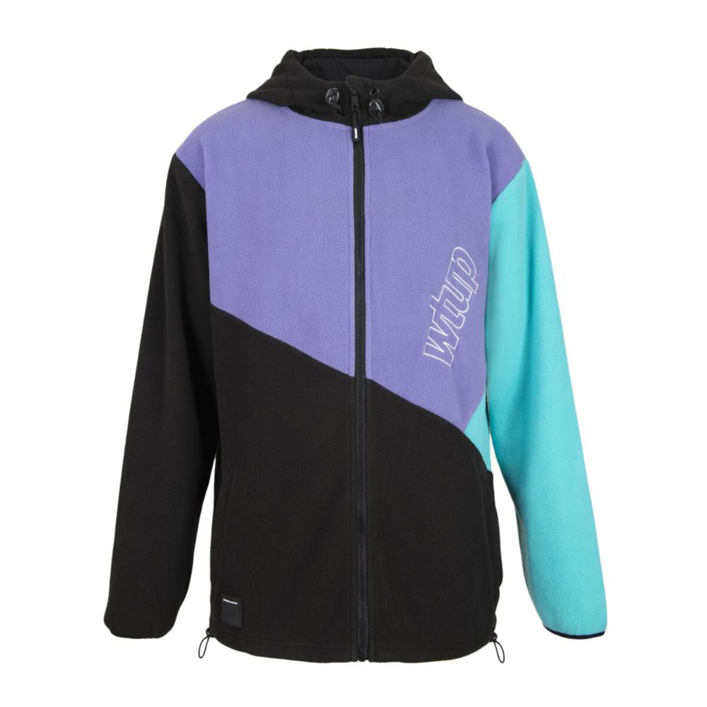 Polar Full Zipper Black Purple Cian