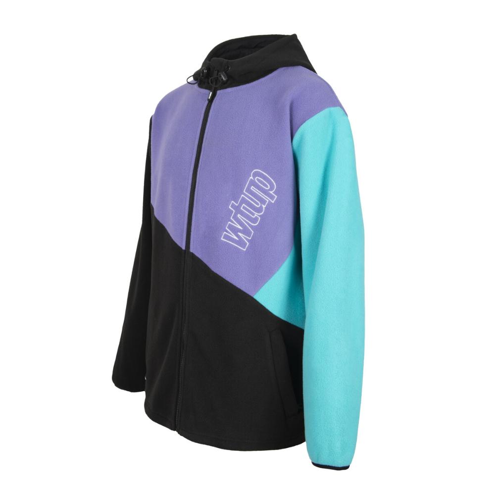Polar Full Zipper Black Purple Cian
