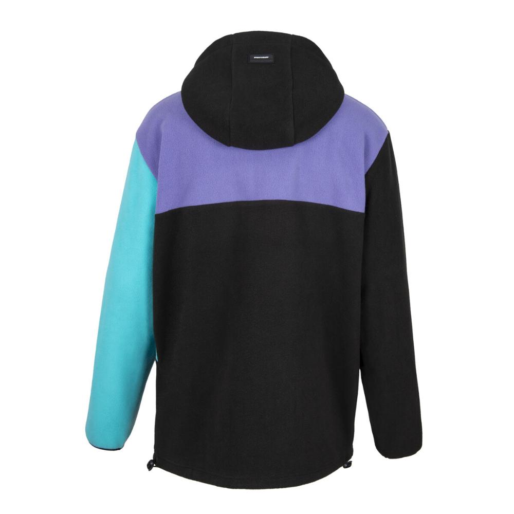Polar Full Zipper Black Purple Cian