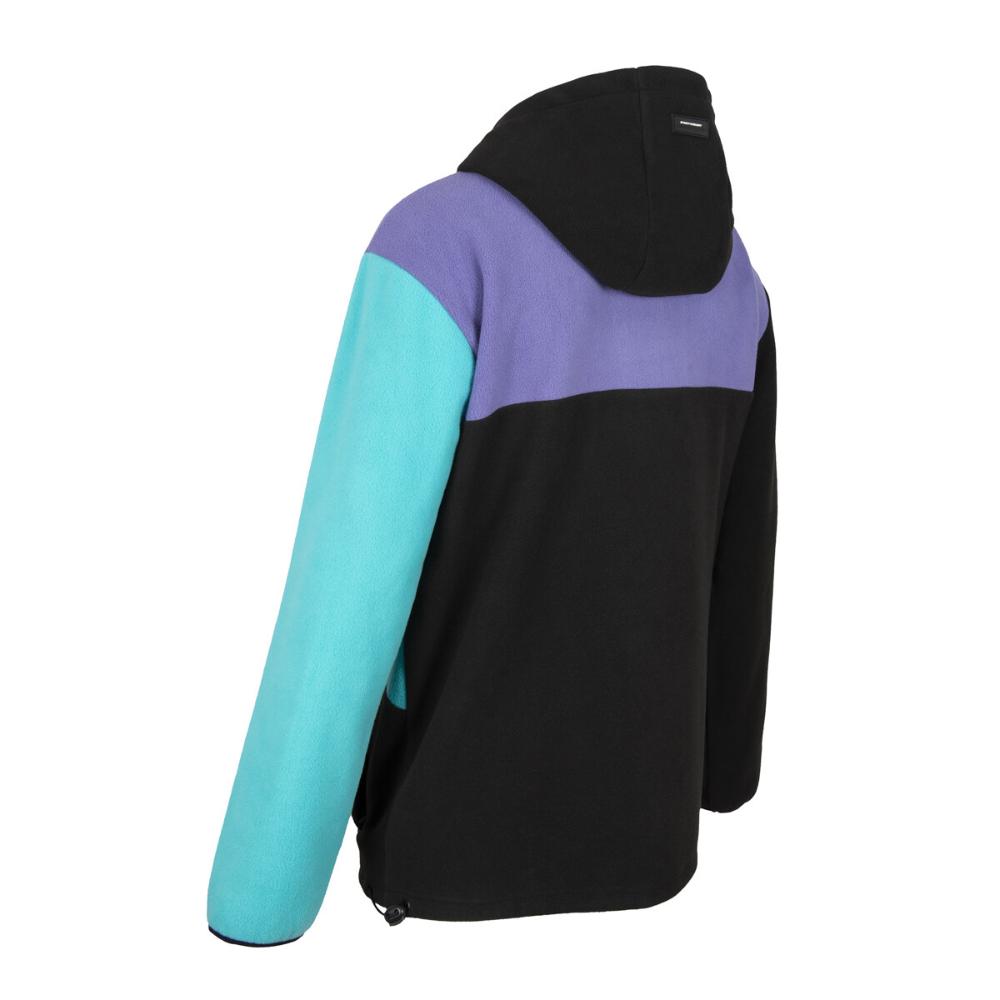 Polar Full Zipper Black Purple Cian