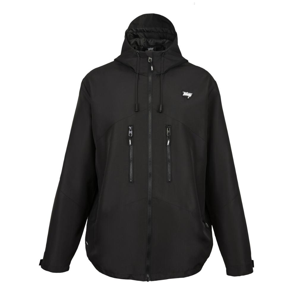 Cortaviento Full Zipper All Black