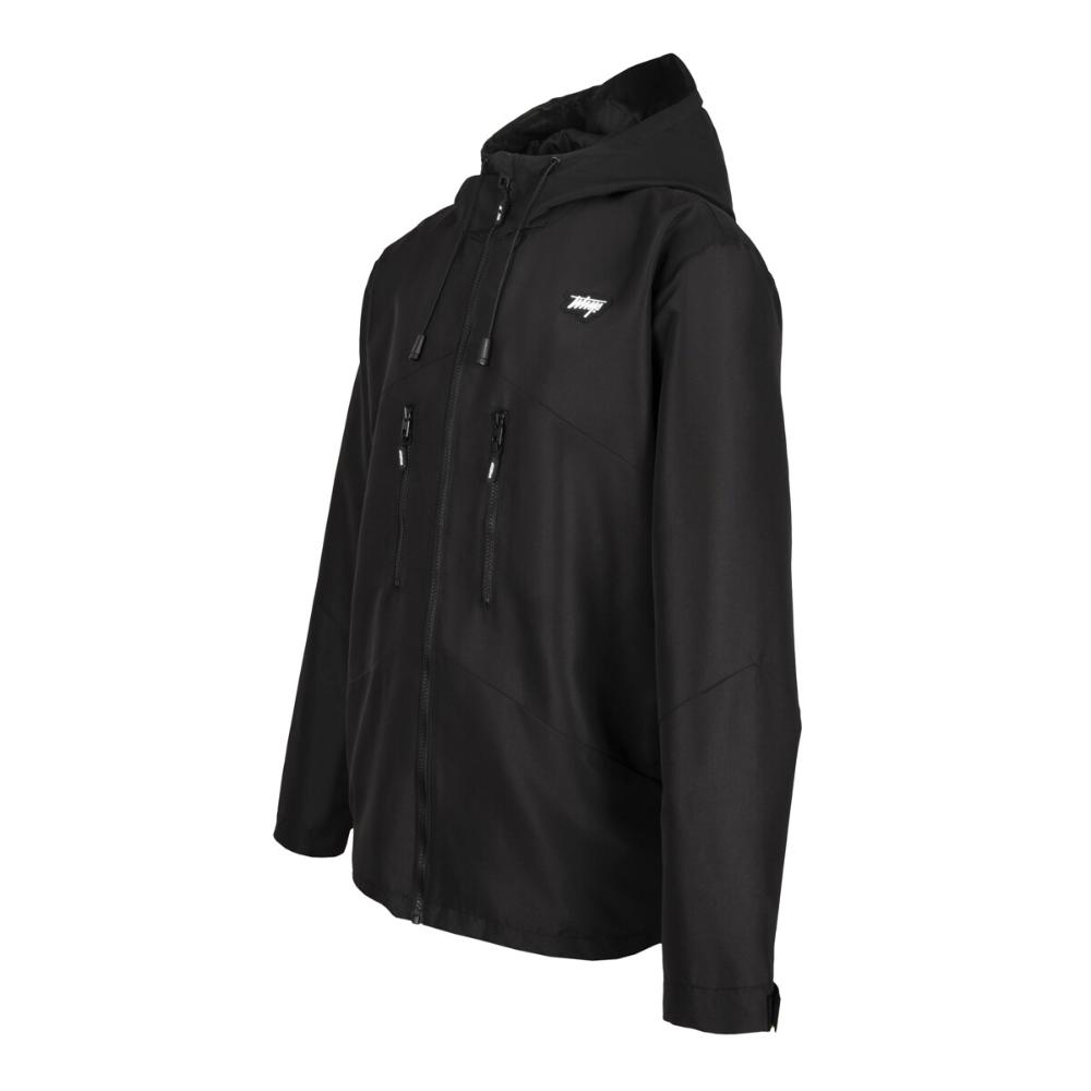 Cortaviento Full Zipper All Black