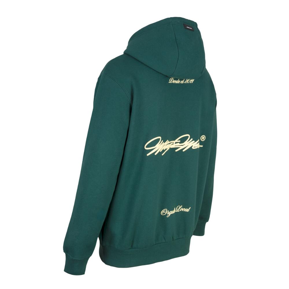 Poleron Hoodie Orgullo Local Green Gold