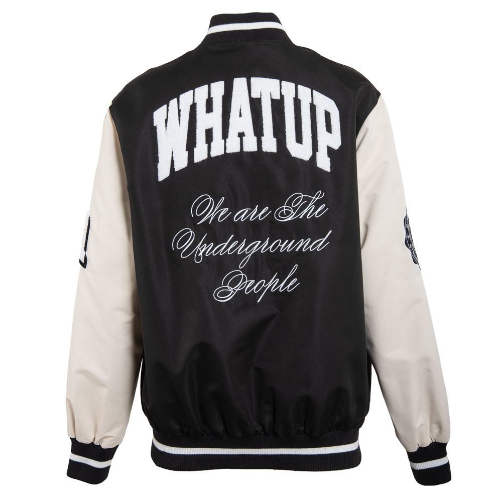 Chaqueta WHATUP Varsity Hombre I2360 Negro
