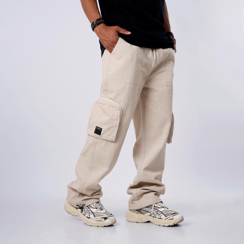 Pantalón Cargo Beige