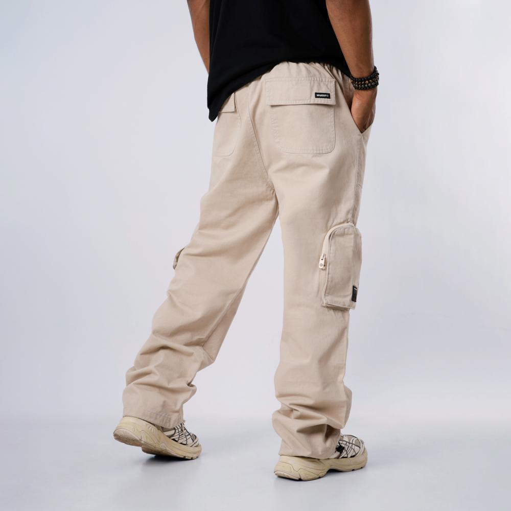 Pantalón Cargo Beige