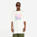 Polera Whatup Hombre Oversize Blanco