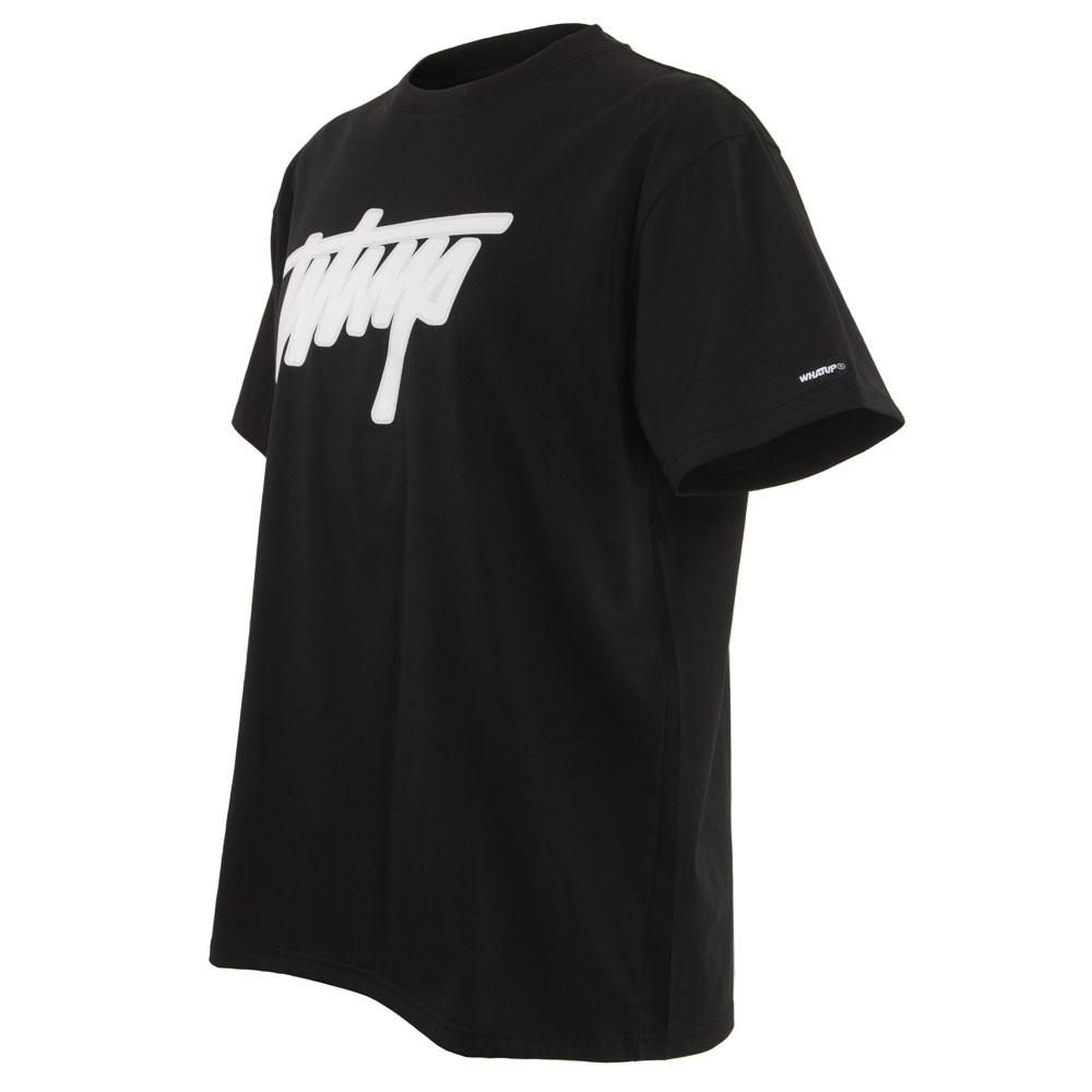 Polera Manga corta WHATUP Hombre  I2390 Negro