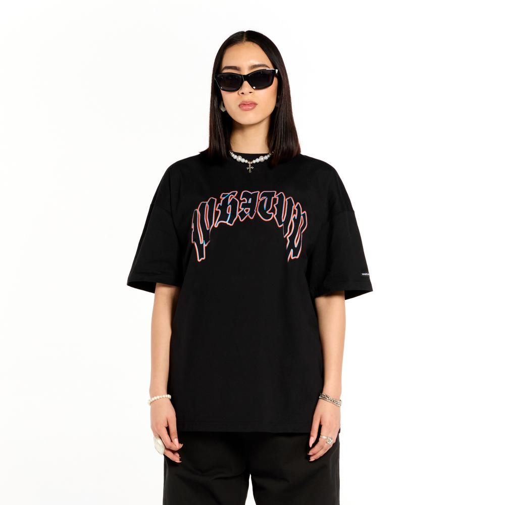 Polera Whatup Hombre Steel Negro