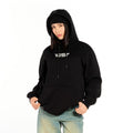 Poleron Whatup Hombre con estampado espalda Negro