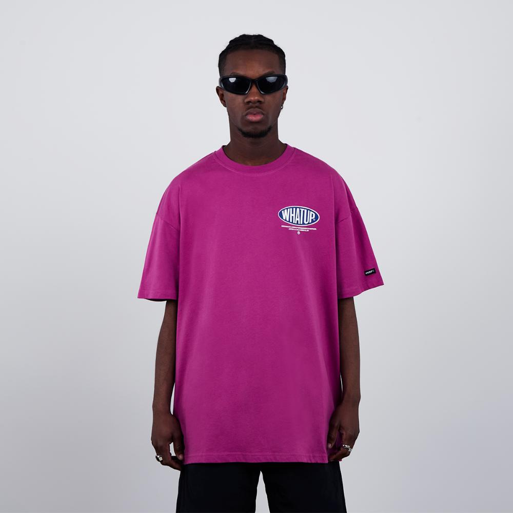 Polera Oversize "Forbidden" Dark Pink