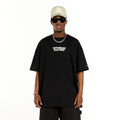 Polera Whatup Hombre Estampado Negro